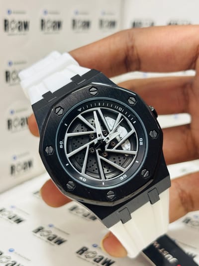 Skmei 2359 Quartz Analog Black Dial Silica Gel Strap Watch for Men_img_4