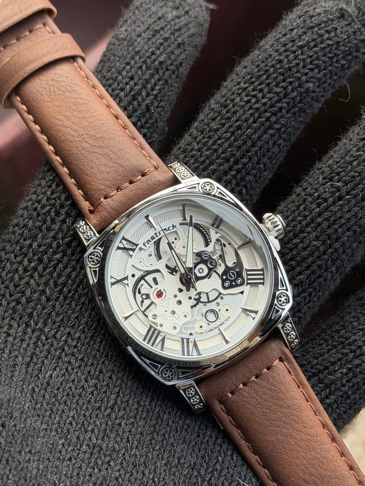 Fastrack gents leather strap